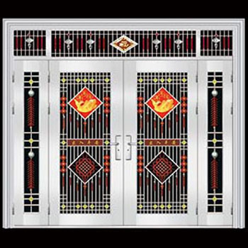 不銹鋼四開(kāi)子母門(mén)